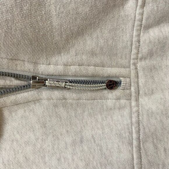 Lululemon Scuba Oversized Half Zip Hoodie XS/S Mojave Tan Beige Sweatshirt - Picture 5 of 8